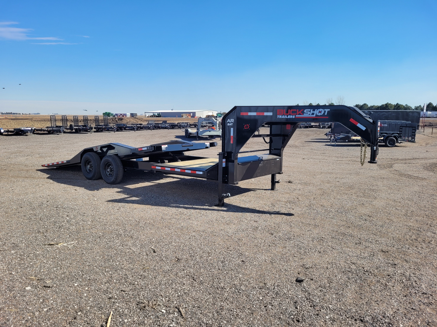 New 2026 Buckshot 102"x24' Gooseneck Tilt Trailer
