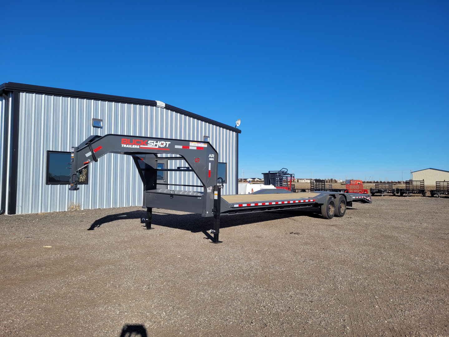 New 2026 Buckshot 102"x32' Gooseneck Equipment/Car Trailer
