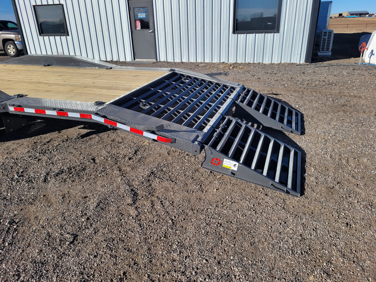 New 2026 Buckshot 102"x32' Gooseneck Equipment/Car Trailer