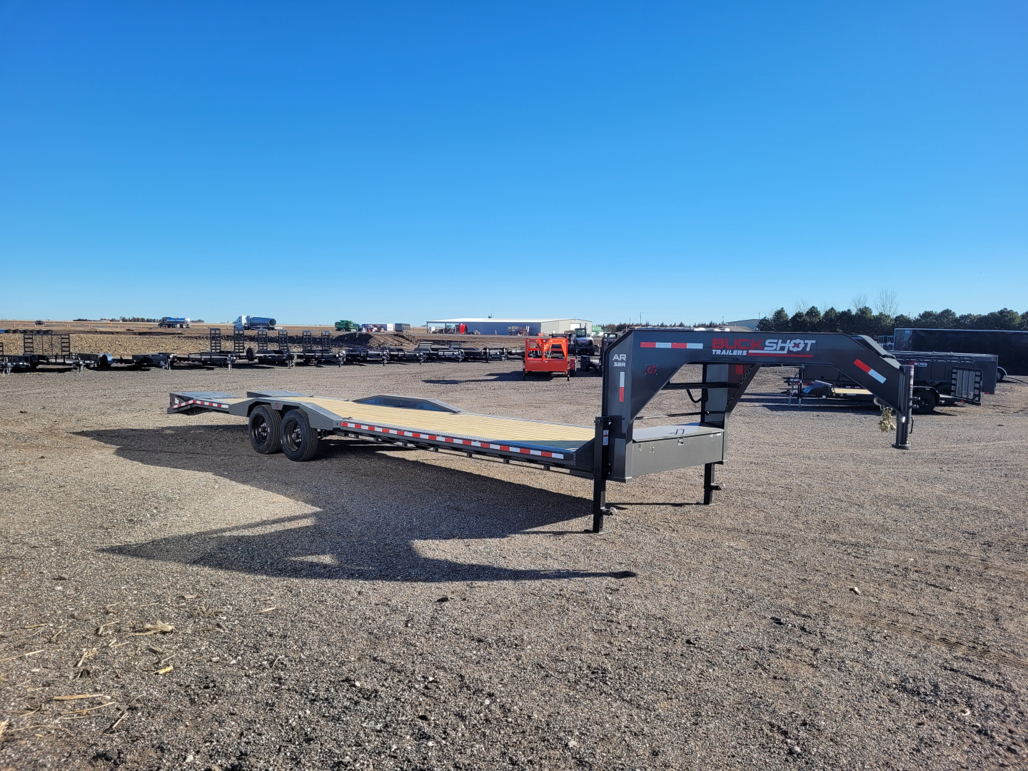 New 2026 Buckshot 102"x32' Gooseneck Equipment/Car Trailer