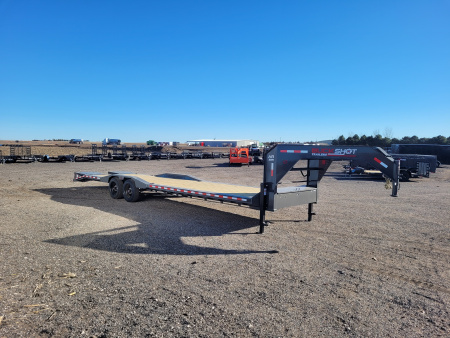 New 2026 Buckshot 102"x32' Gooseneck Equipment/Car Trailer