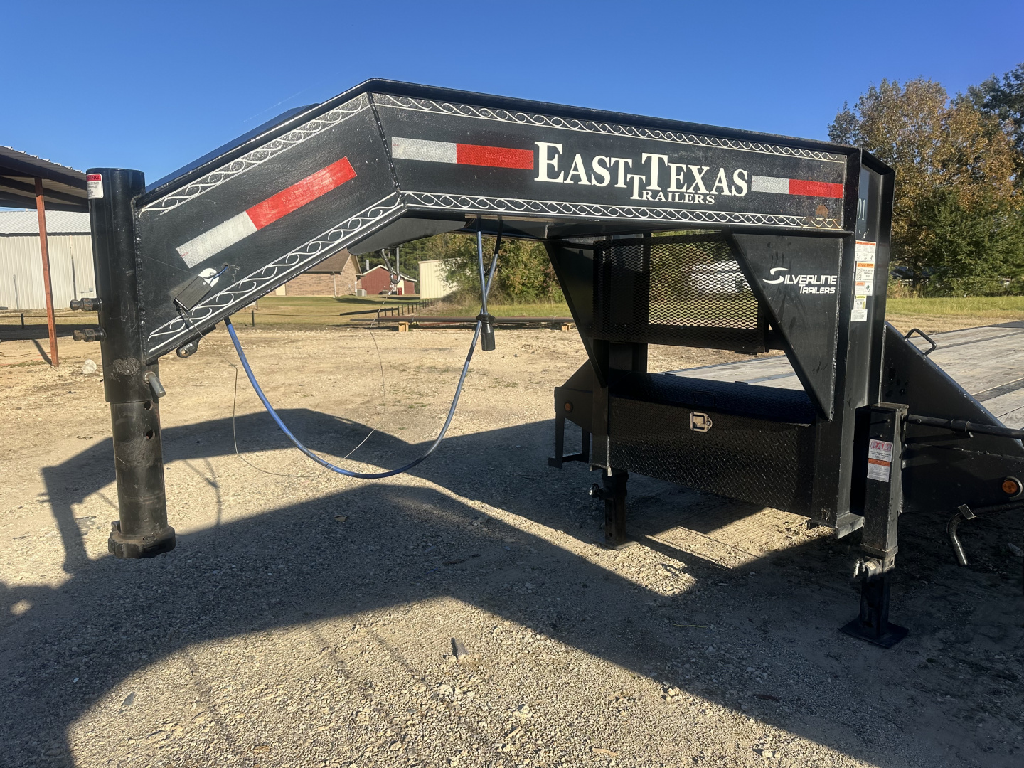 Used 2024 East Texas Trailers 35+5 Deckover GN Trailer w/monster ramps