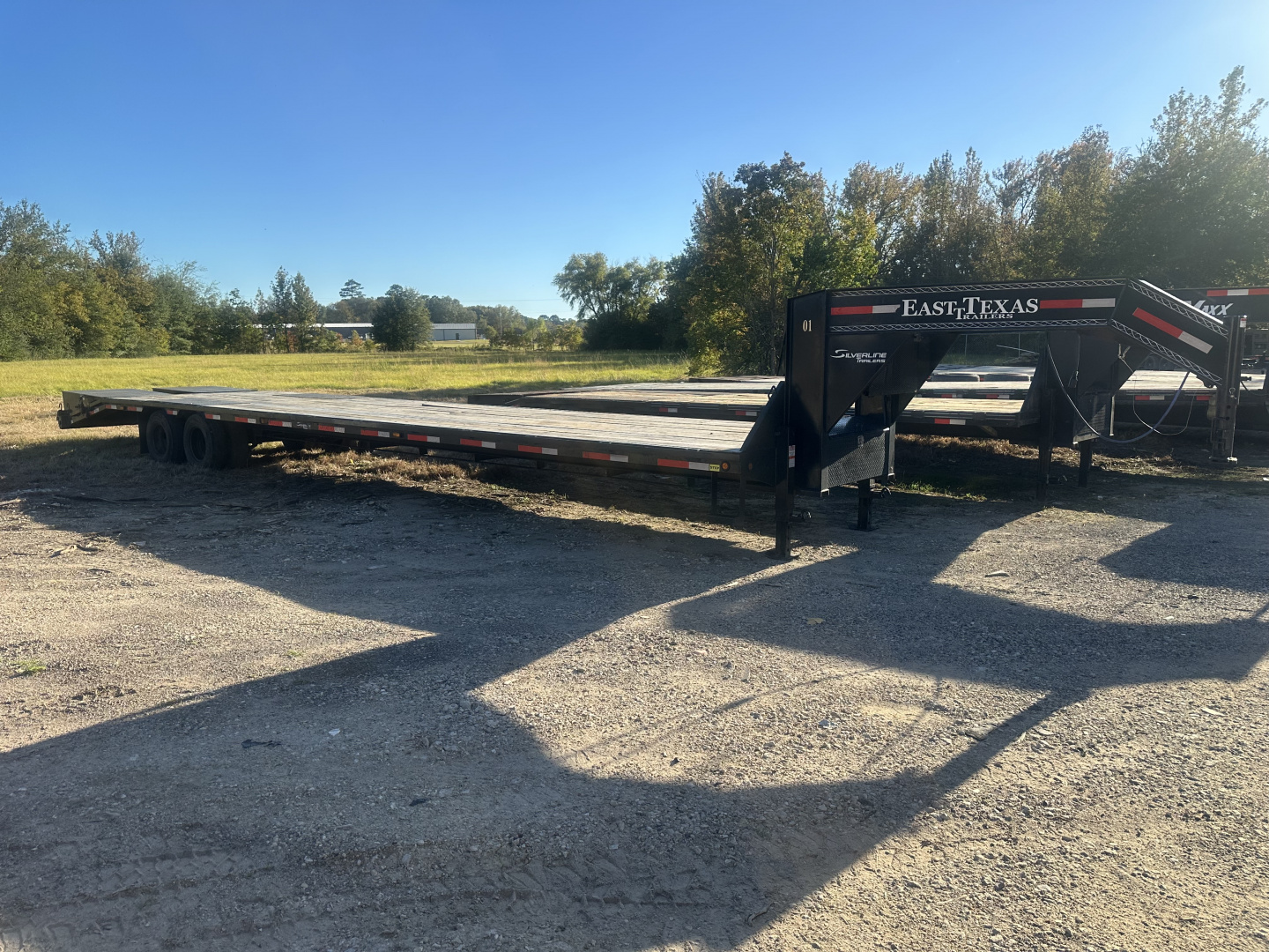 Used 2024 East Texas Trailers 35+5 Deckover GN Trailer w/monster ramps