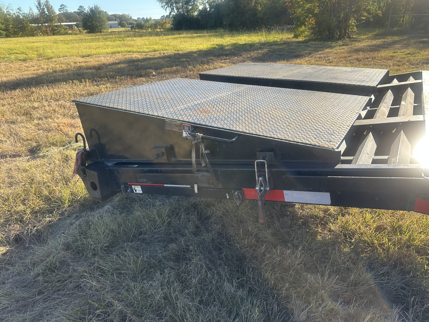 Used 2024 East Texas Trailers 35+5 Deckover GN Trailer w/monster ramps