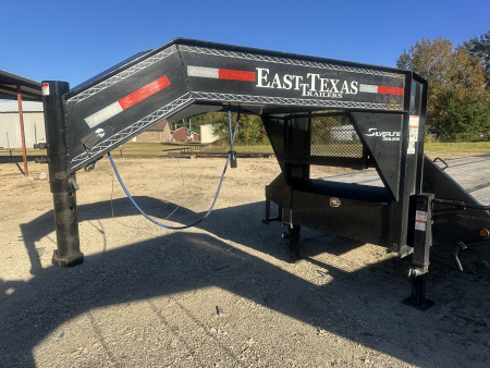 Used 2024 East Texas Trailers 35+5 Deckover GN Trailer w/monster ramps