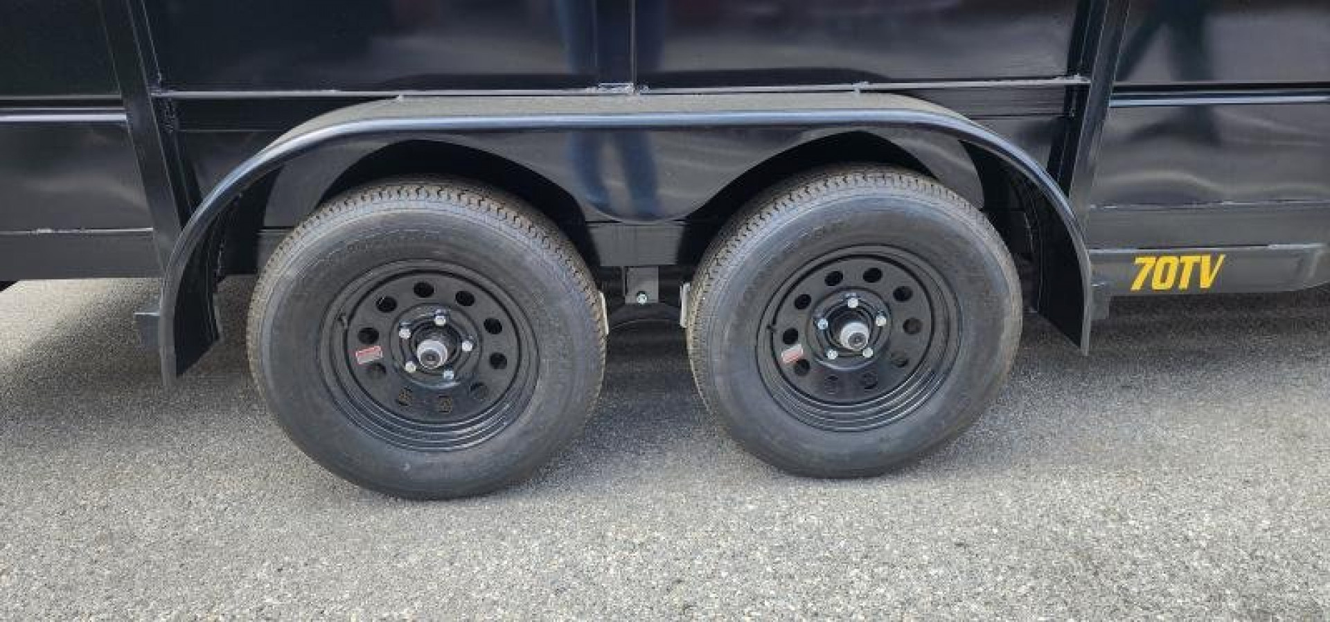New 7 x 16 Big Tex 70TV 24" Steel Sides Utility 7k