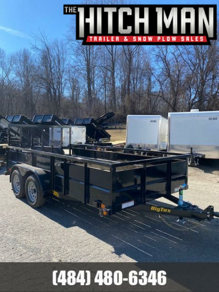 New 7 x 12 Big Tex 70TV 2' Steel Sides Utility 7k