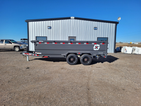 New 2026 Buckshot 83"x16' BP Dump Trailer W/3' Sides/8K Axles