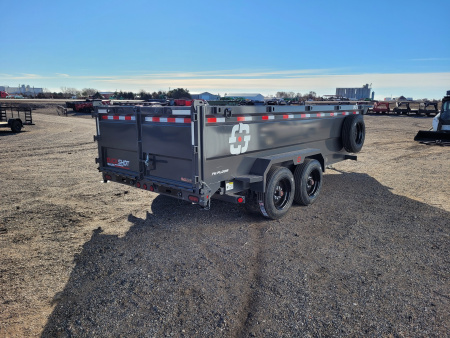 New 2026 Buckshot 83"x16' BP Dump Trailer W/3' Sides/8K Axles
