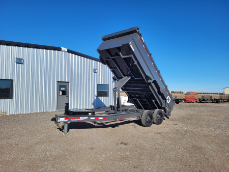 New 2026 Buckshot 83"x16' BP Dump Trailer W/3' Sides/8K Axles