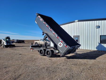 New 2026 Buckshot 83"x16' BP Dump Trailer W/3' Sides/8K Axles