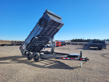 New 2026 Buckshot 83"x16' BP Dump Trailer W/3' Sides/8K Axles