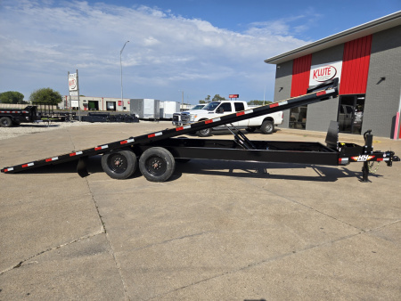New 2026 H&H Trailers 102x24 Power Tilt Deckover 17.6K Equipment Trailer