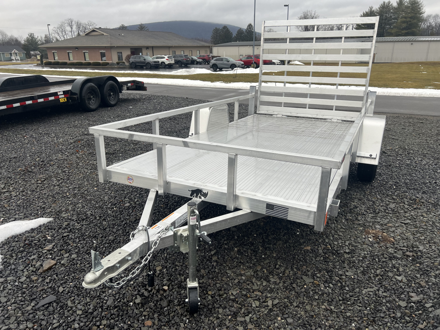 Used 2026 Black Rhino LS 6x12 3K Wood Deck Utility Trailer