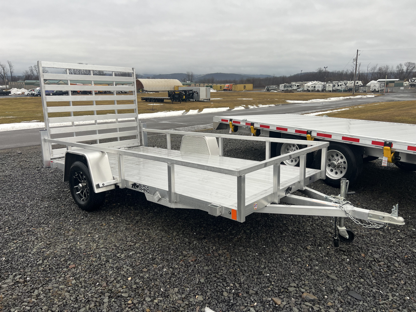 Used 2026 Black Rhino LS 6x12 3K Wood Deck Utility Trailer