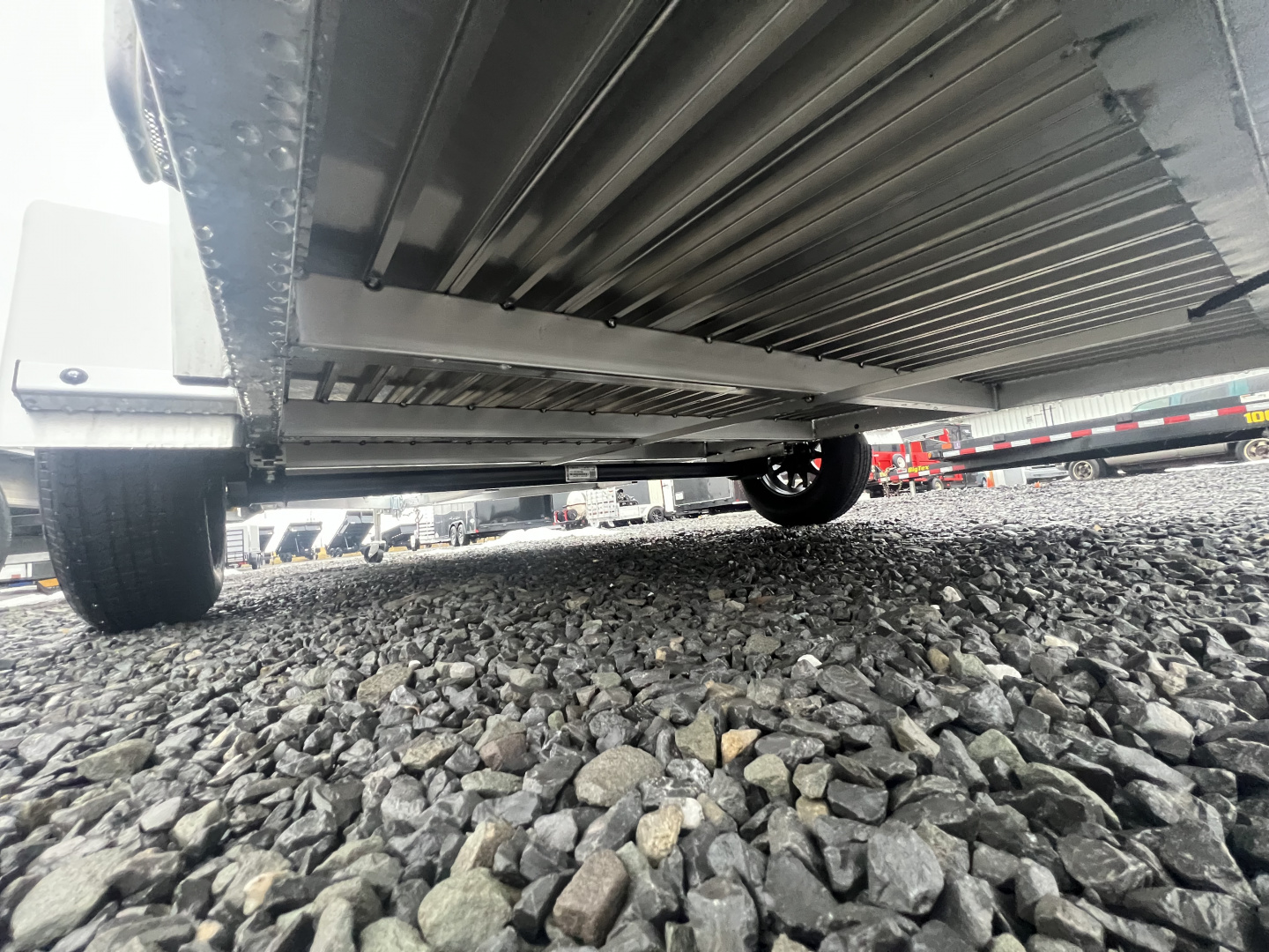 Used 2026 Black Rhino LS 6x12 3K Wood Deck Utility Trailer