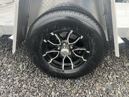 Used 2026 Black Rhino LS 6x12 3K Wood Deck Utility Trailer