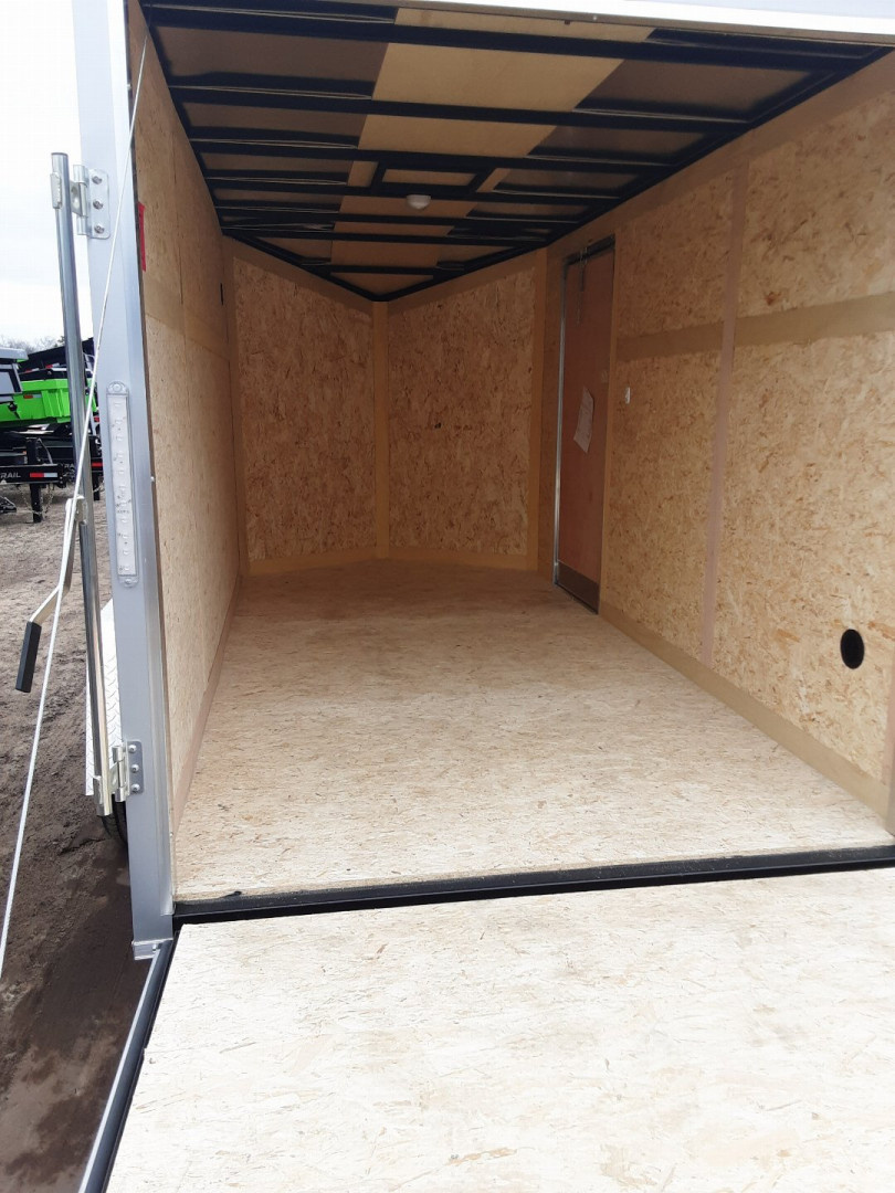 New 2026 Stealth Trailers 6X12 SILVER W/RAMP DOOR Cargo / Enclosed Trailer