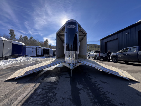 New 2026 High Country 102x24 + 6ft V nose - Deckover Snowmobile / Four Place / Drive In-Out / All Aluminum - 7000gvw