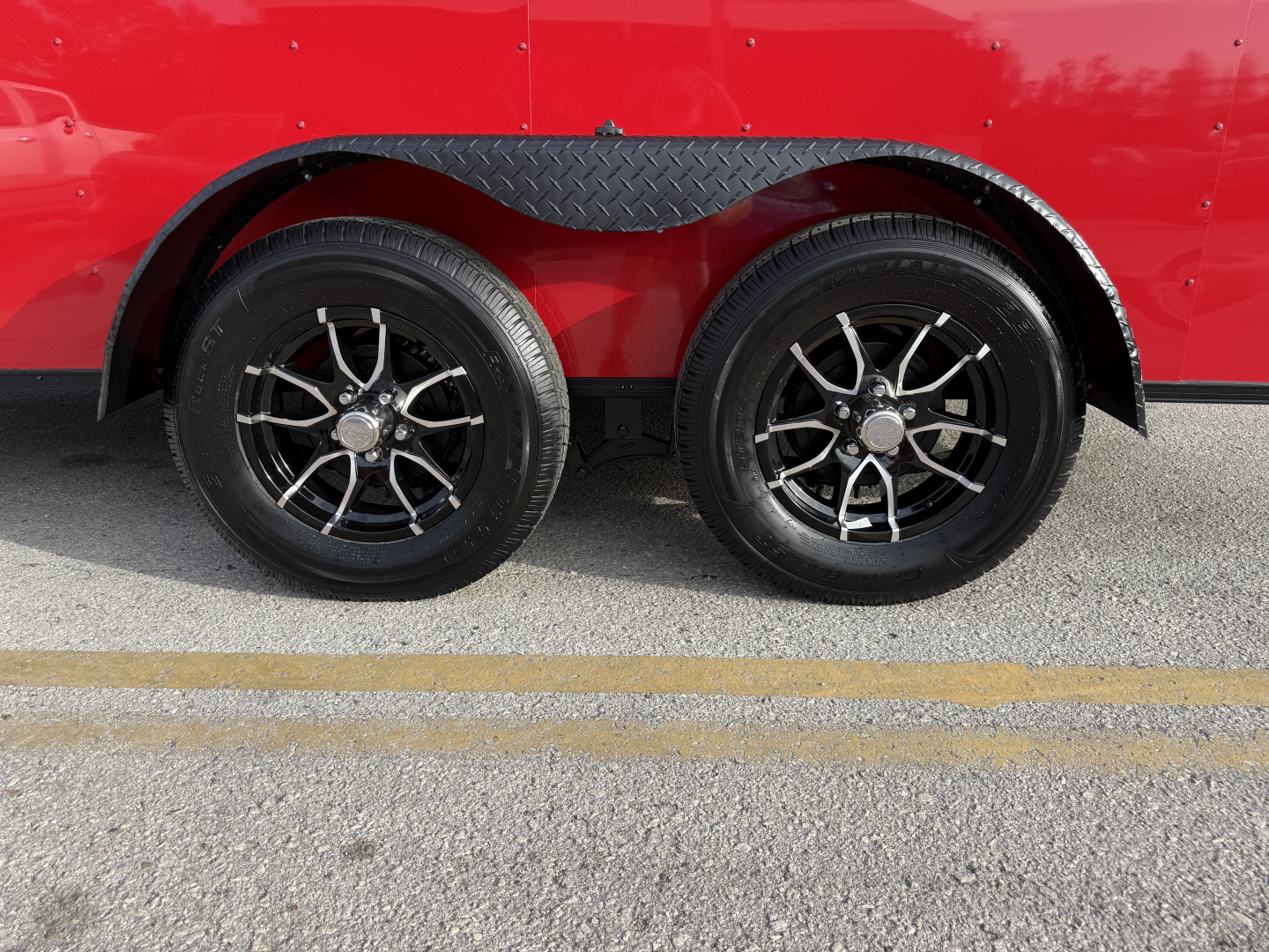 New 2026 Rock Solid Cargo 7x14 7K Rear Ramp Door Black Out Pkg Cargo / Enclosed Trailer