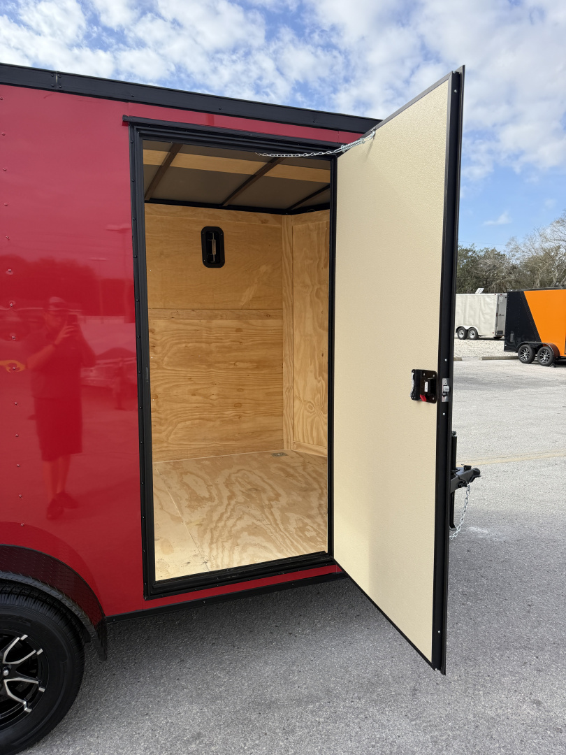 New 2026 Rock Solid Cargo 7x14 7K Rear Ramp Door Black Out Pkg Cargo / Enclosed Trailer