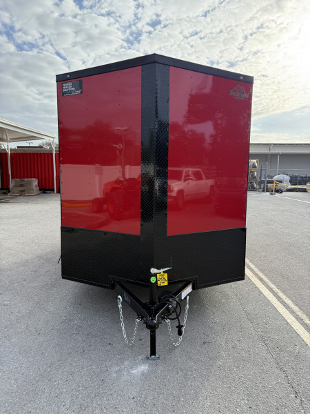 New 2026 Rock Solid Cargo 7x14 7K Rear Ramp Door Black Out Pkg Cargo / Enclosed Trailer