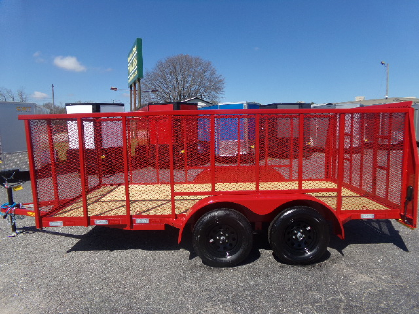 New 2026 Tuff Dawg Trailers 6.4X14 Yard Pup Utility Trailer