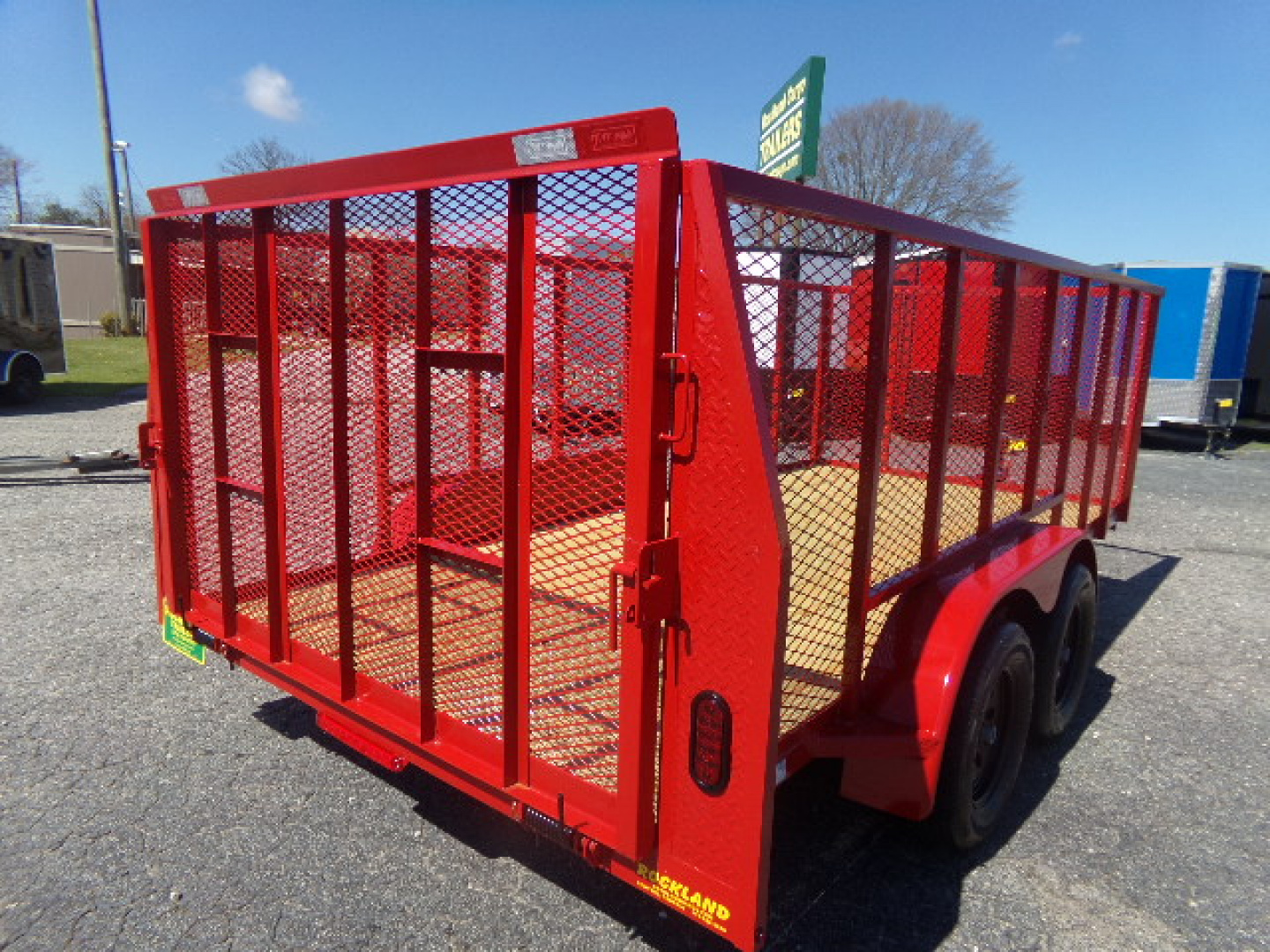 New 2026 Tuff Dawg Trailers 6.4X14 Yard Pup Utility Trailer