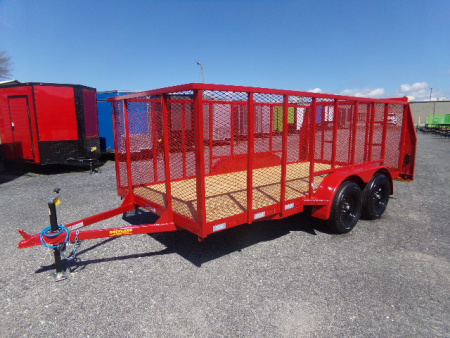 New 2026 Tuff Dawg Trailers 6.4X14 Yard Pup Utility Trailer