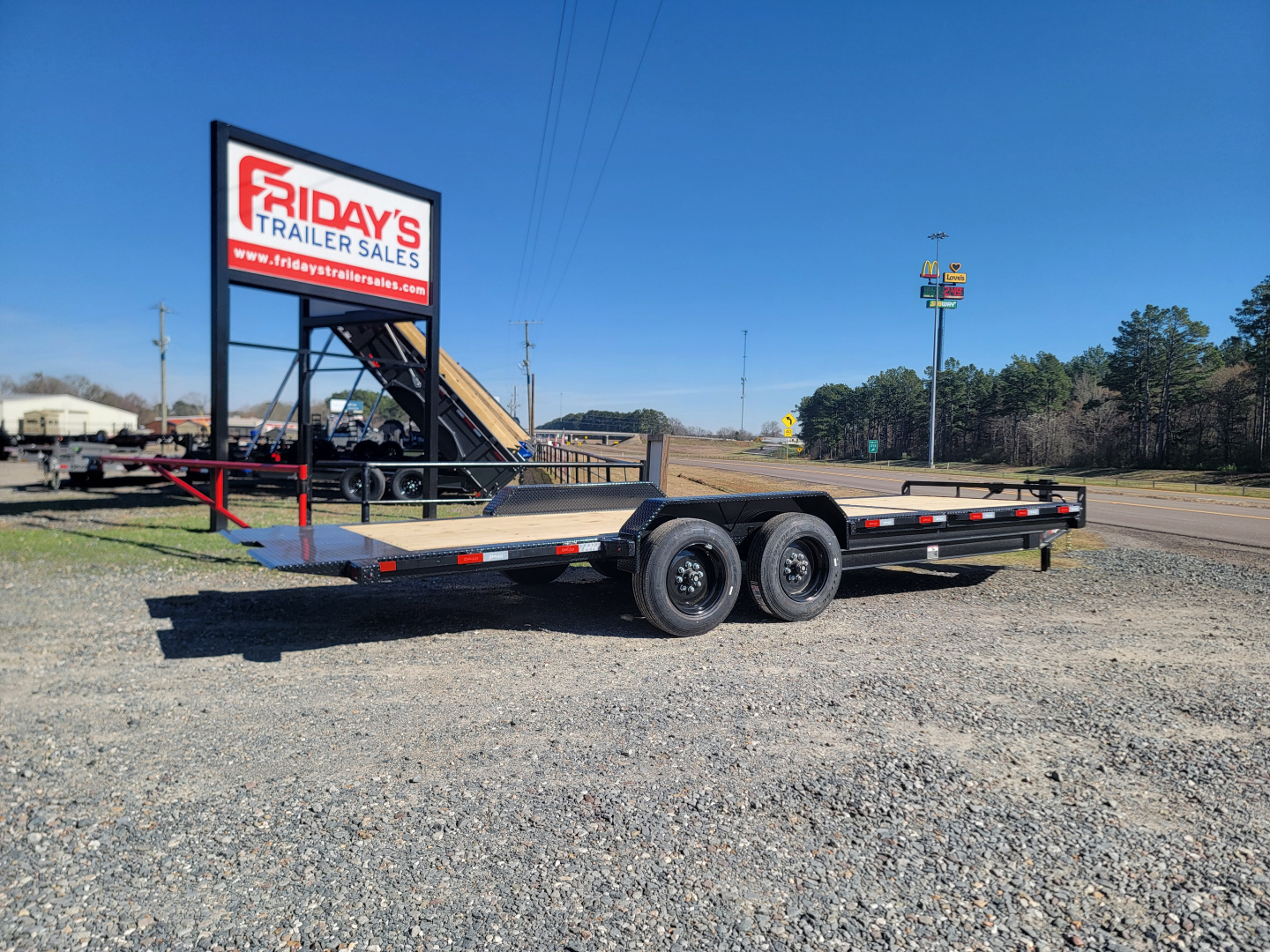New 2026 Delco Trailers T3 22' x 83" Tilt Trailer Equipment Trailer