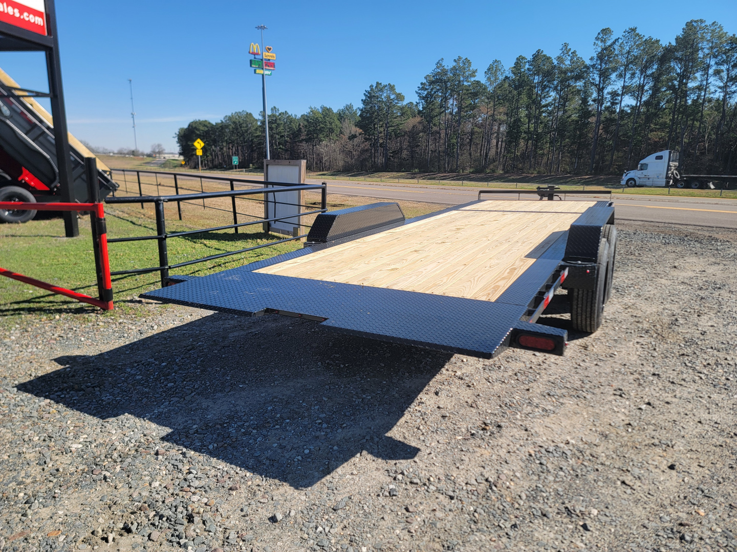 New 2026 Delco Trailers T3 22' x 83" Tilt Trailer Equipment Trailer