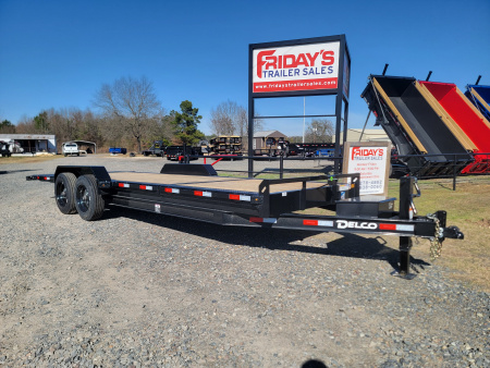 New 2026 Delco Trailers T3 22' x 83" Tilt Trailer Equipment Trailer
