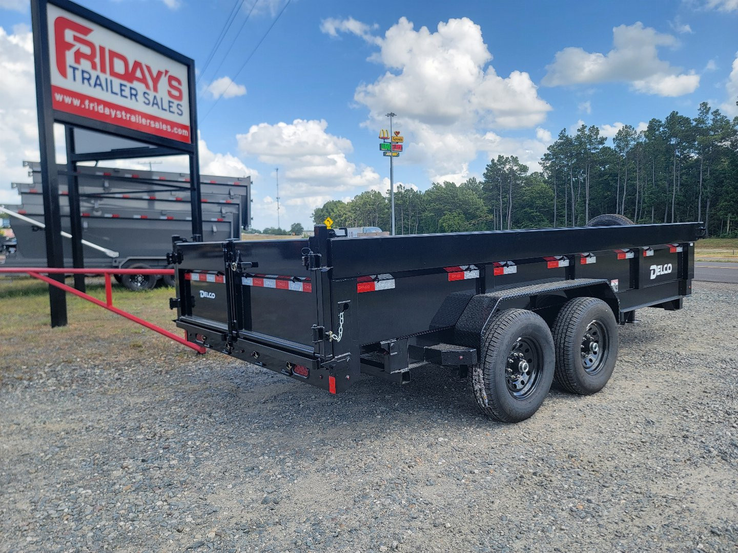 New 2025 Delco Trailers D3 16' x 83" Dump Trailer