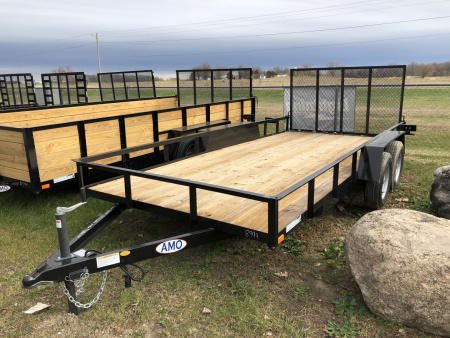 New 2026 AMO 16' Landscape Trailer