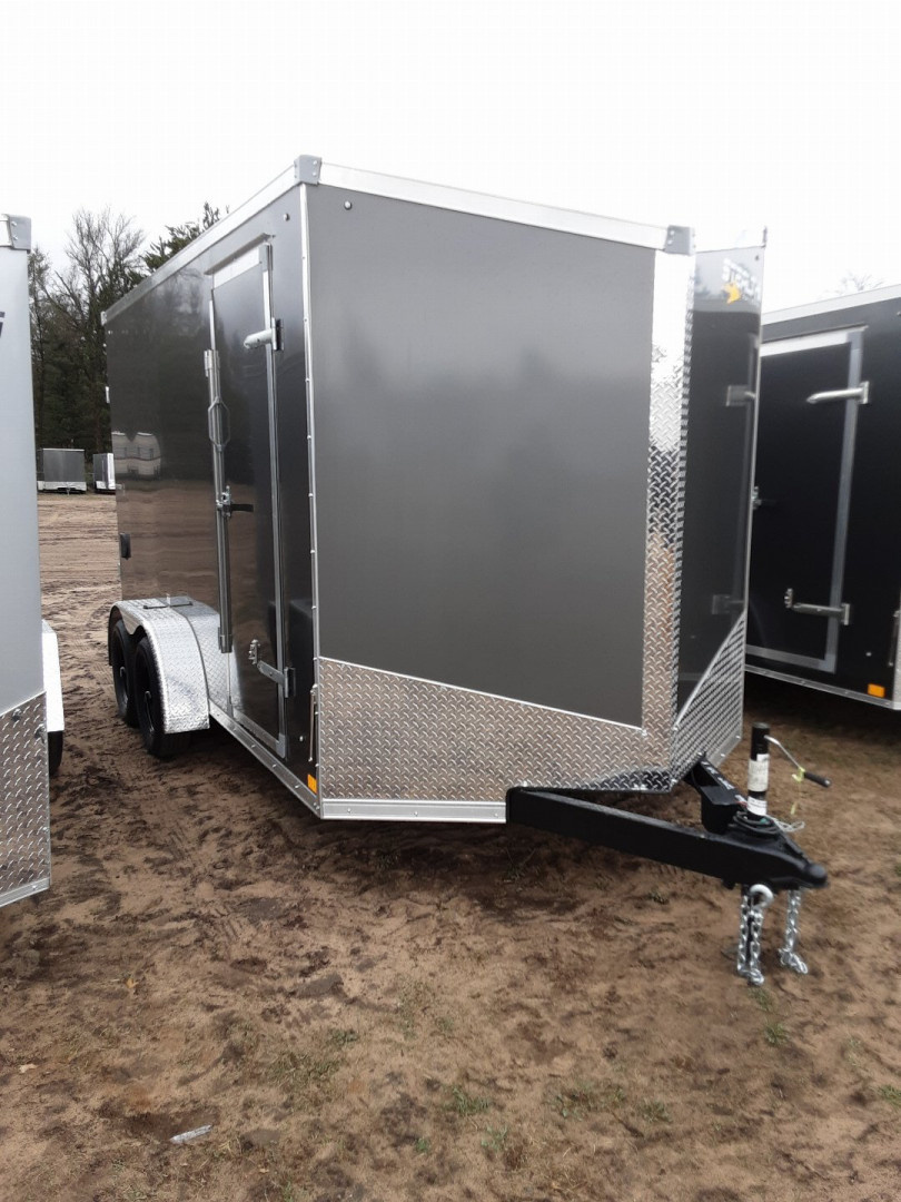 New 2026 Stealth Trailers STEALTH 7X14 W/RAMP CHARCOAL Cargo / Enclosed Trailer