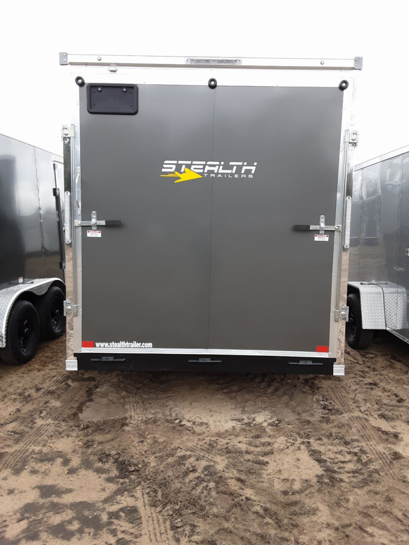 New 2026 Stealth Trailers STEALTH 7X14 W/RAMP CHARCOAL Cargo / Enclosed Trailer
