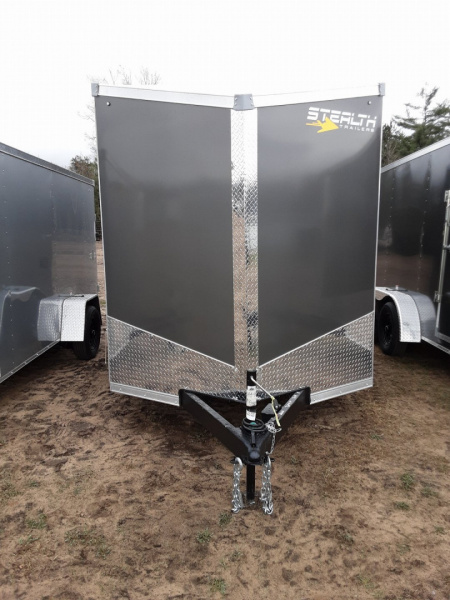 New 2026 Stealth Trailers STEALTH 7X14 W/RAMP CHARCOAL Cargo / Enclosed Trailer