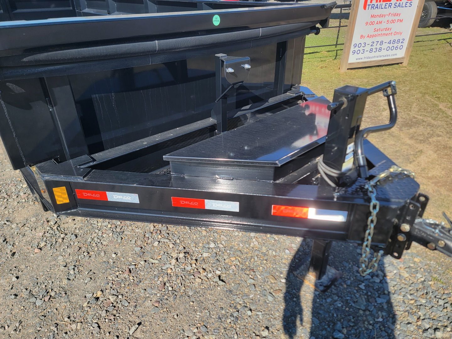 New 2025 Delco Trailers D3 16' x 83" Dump Trailer