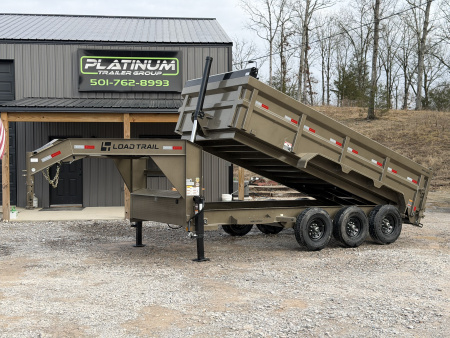 New 2026 Load Trail DG 83X16 21K GVWR 14PLY TIRES TELESCOPIC Dump Trailer
