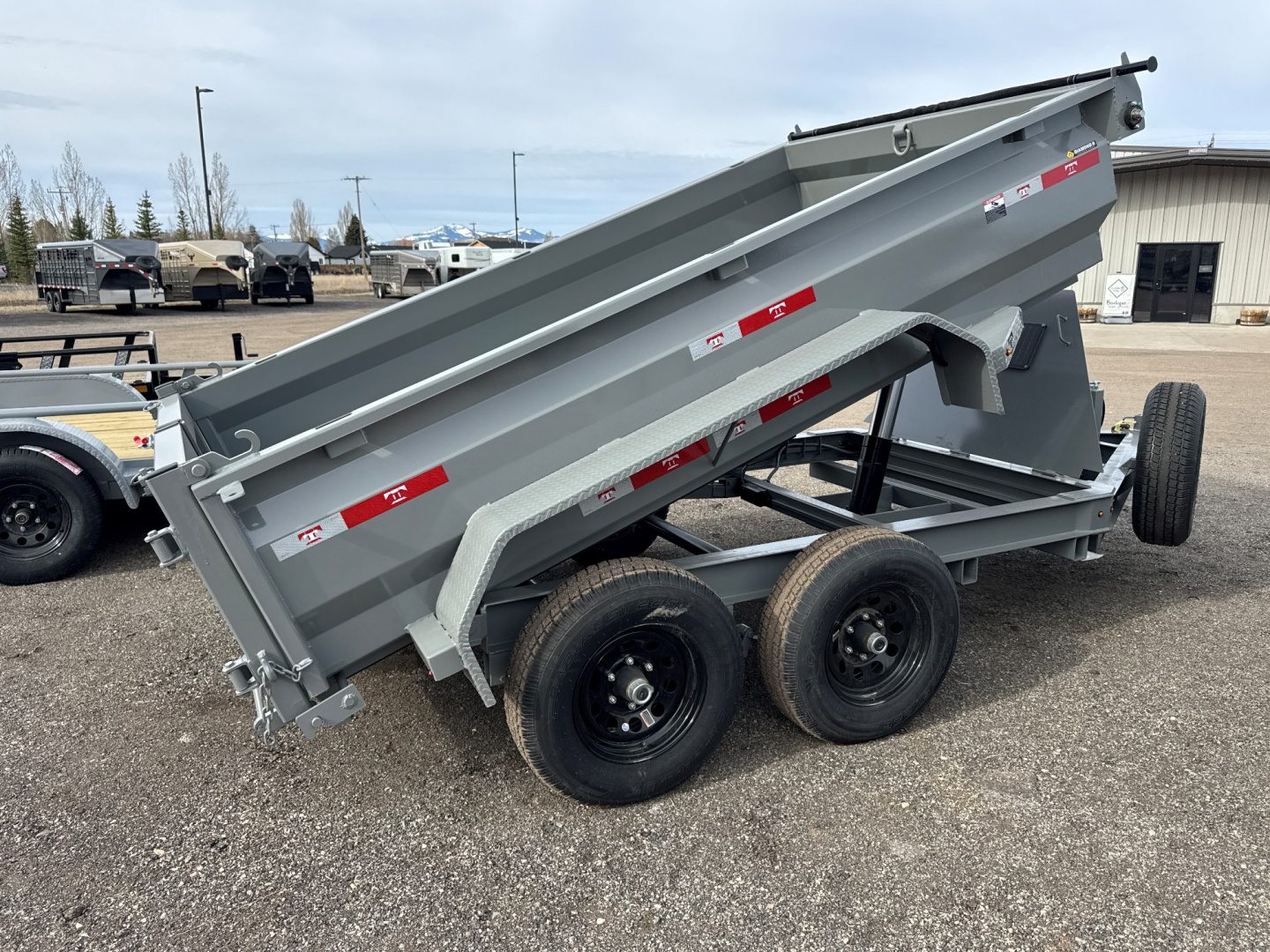 New 2026 Teton Trailer 6x10 Mini BP Dump
