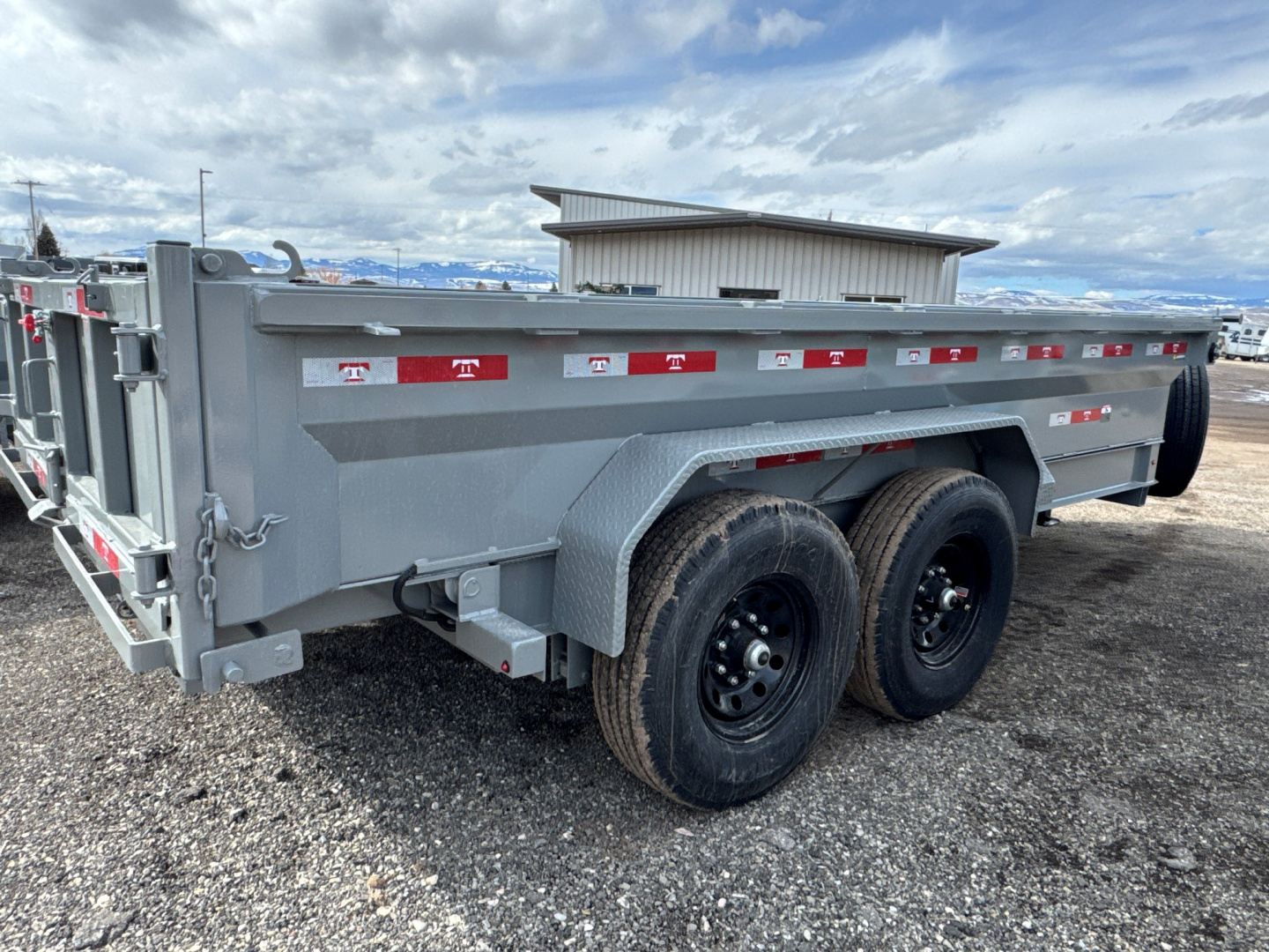 New 2026 Teton Trailer 7x14 BP Dump