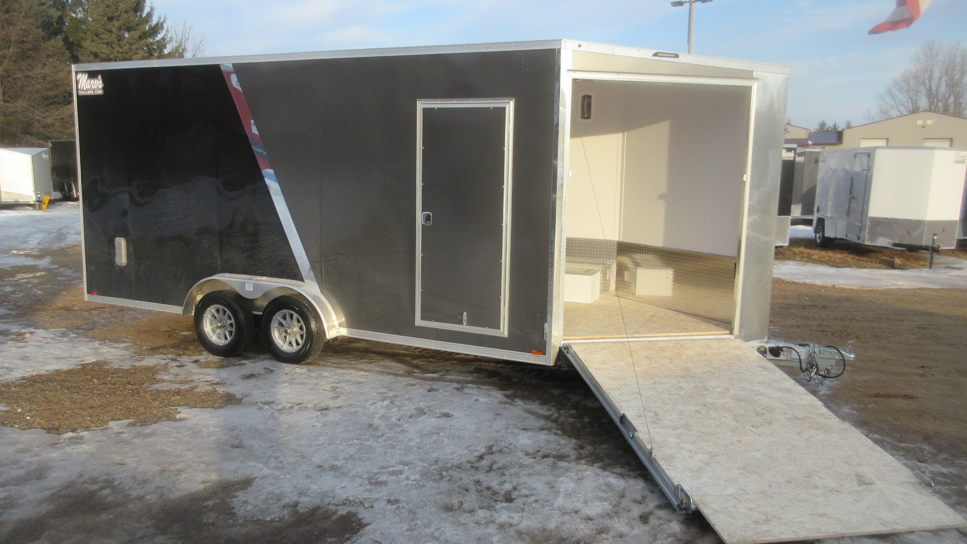 New 2026 Ameralite ADXST Snowmobile Trailer