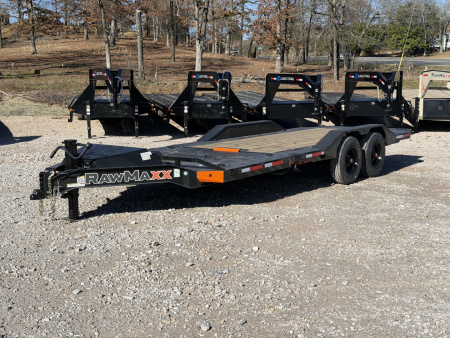 New 2026 RawMaxx 102X22' EQUIPMENT GTX Tilt Trailer 20K GVWR W/ 18PLY 17.5S GRAVITY TILT