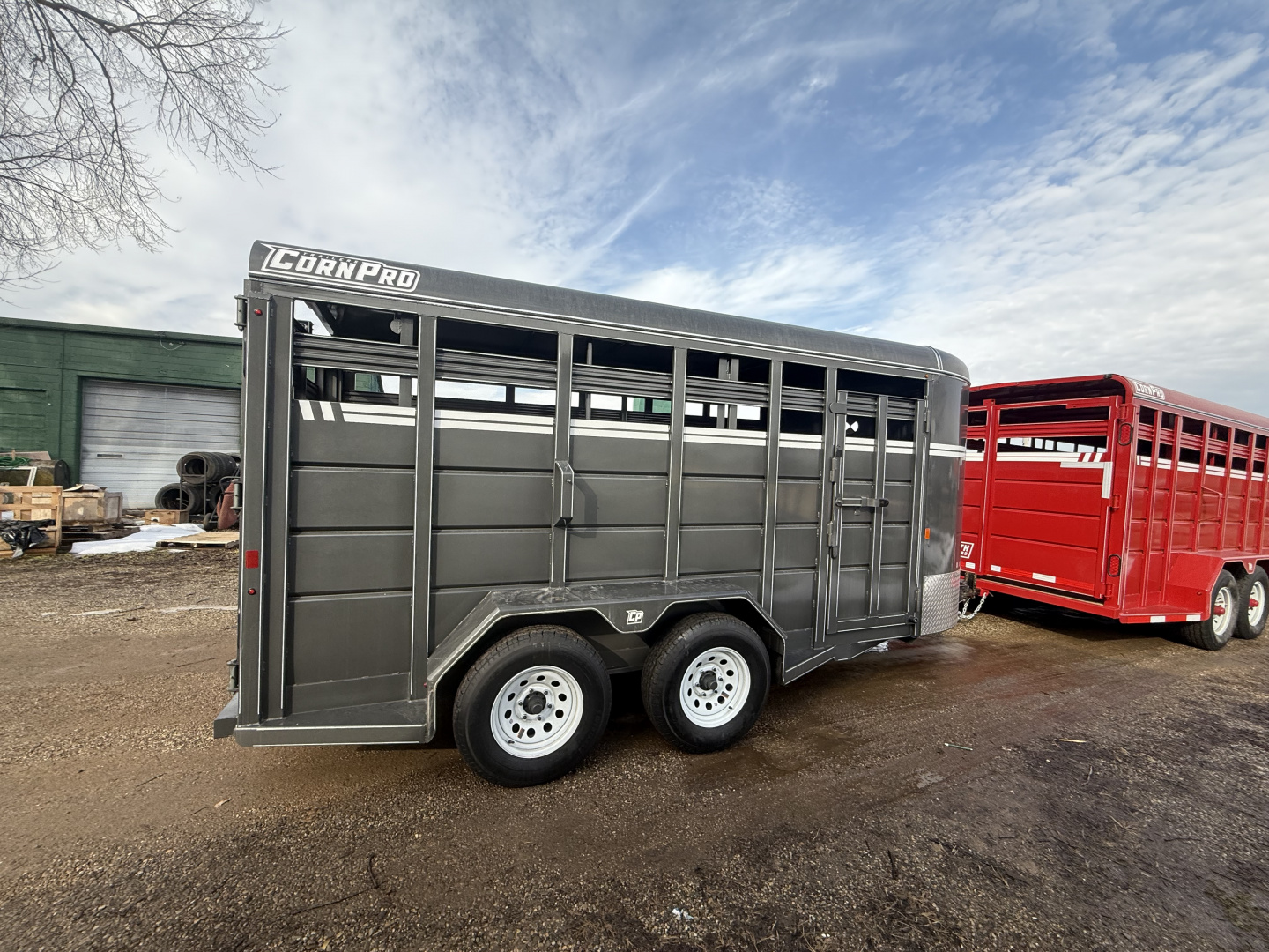 New 2026 CornPro 6X16 7K Stock Trailer