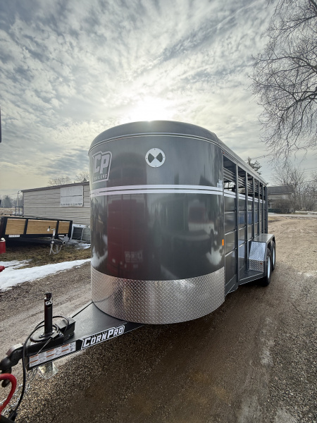New 2026 CornPro 6X16 7K Stock Trailer
