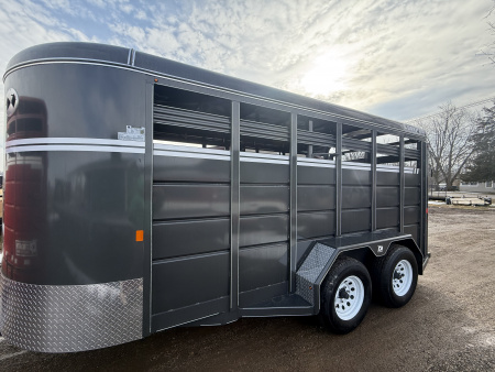 New 2026 CornPro 6X16 7K Stock Trailer