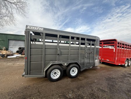 New 2026 CornPro 6X16 7K Stock Trailer