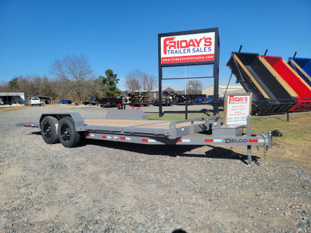 New 2026 Delco Trailers T3 20' x 83" Tilt Trailer Equipment Trailer