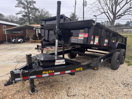 Used 2025 Big Tex Trailers Used 7x14 Telescopic Dump Trailer