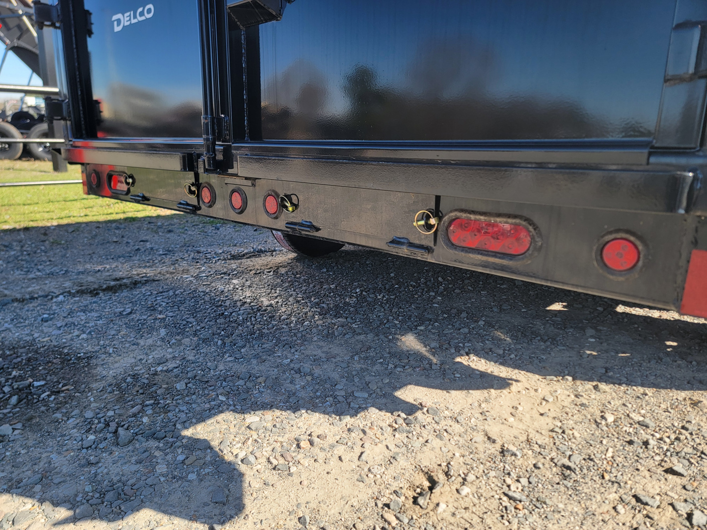 New 2025 Delco Trailers D3 16' x 83" Dump Trailer 3ft Wall